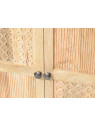 Armoire basse bois sculpté oman
