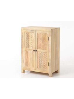 Armoire basse bois sculpté oman