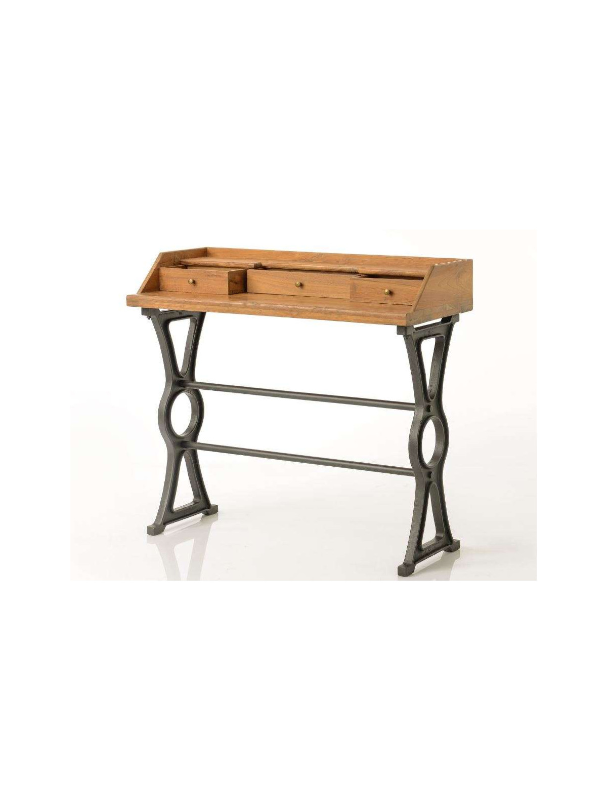 Bureau industriel bois style atelier