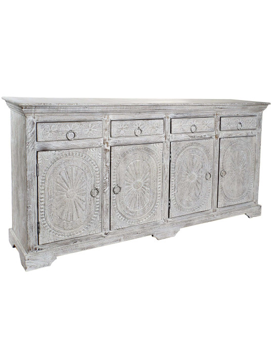 Garnd buffet indien blanchi 4 portes Garnd buffet indien blanchi 4 portes