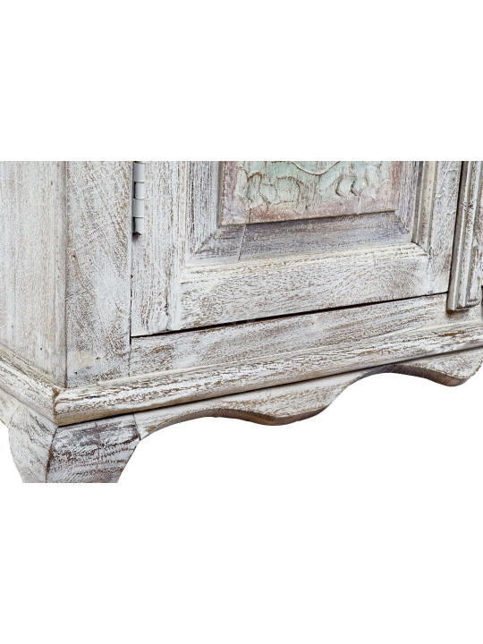 Armoire indienne blanchie Armoire indienne blanchie