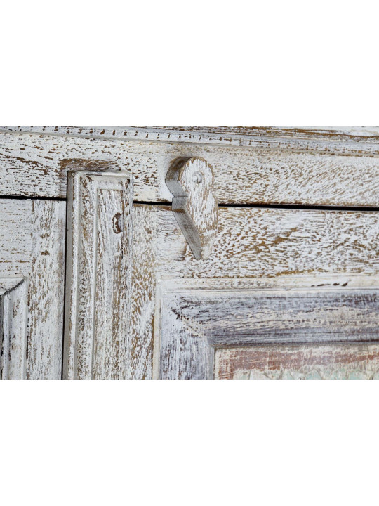 Armoire indienne blanchie Armoire indienne blanchie
