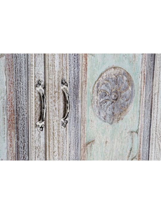 Armoire indienne blanchie Armoire indienne blanchie