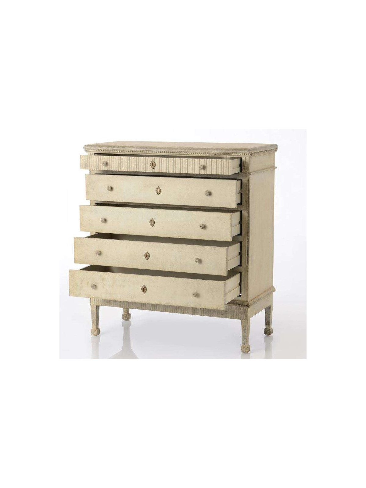 Commode  directoire beige vieillie Amadeus