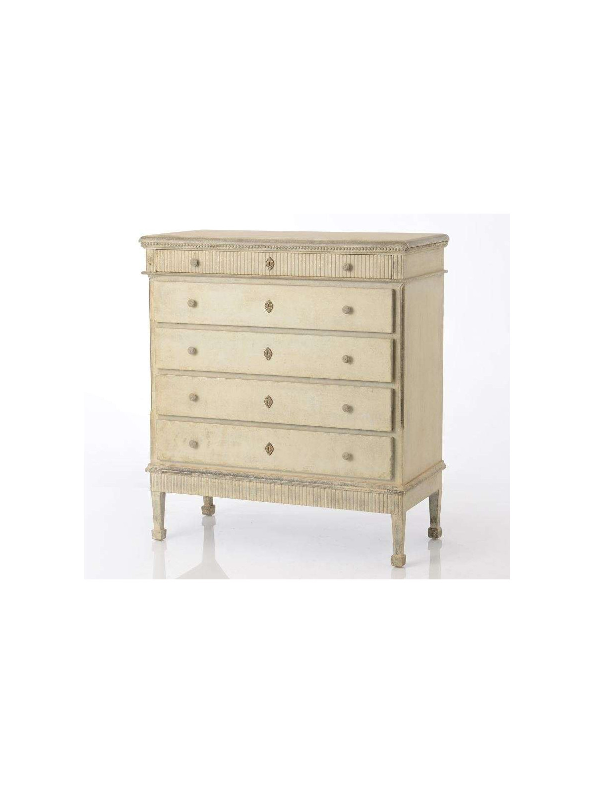 Commode  directoire beige vieillie Amadeus