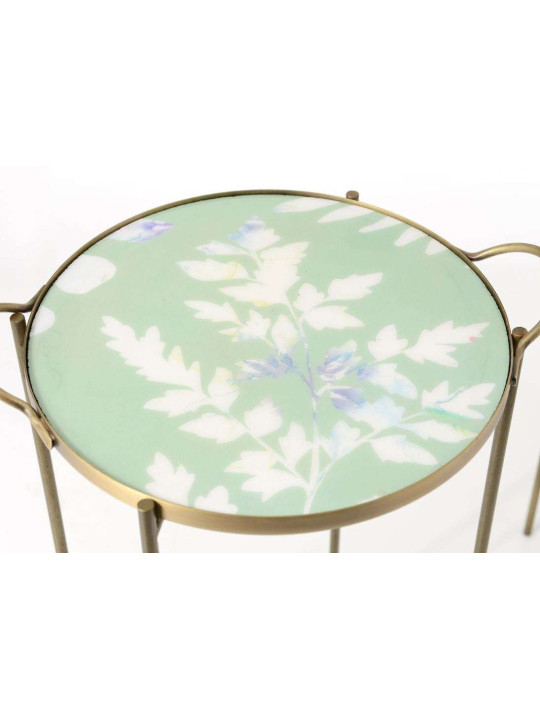 Sellette ronde plateau fleur 60 cm 