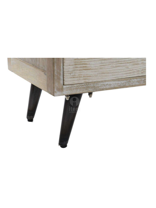 Commode sculptée bois cérusé 100 cm Commode sculptée bois cérusé 100 cm