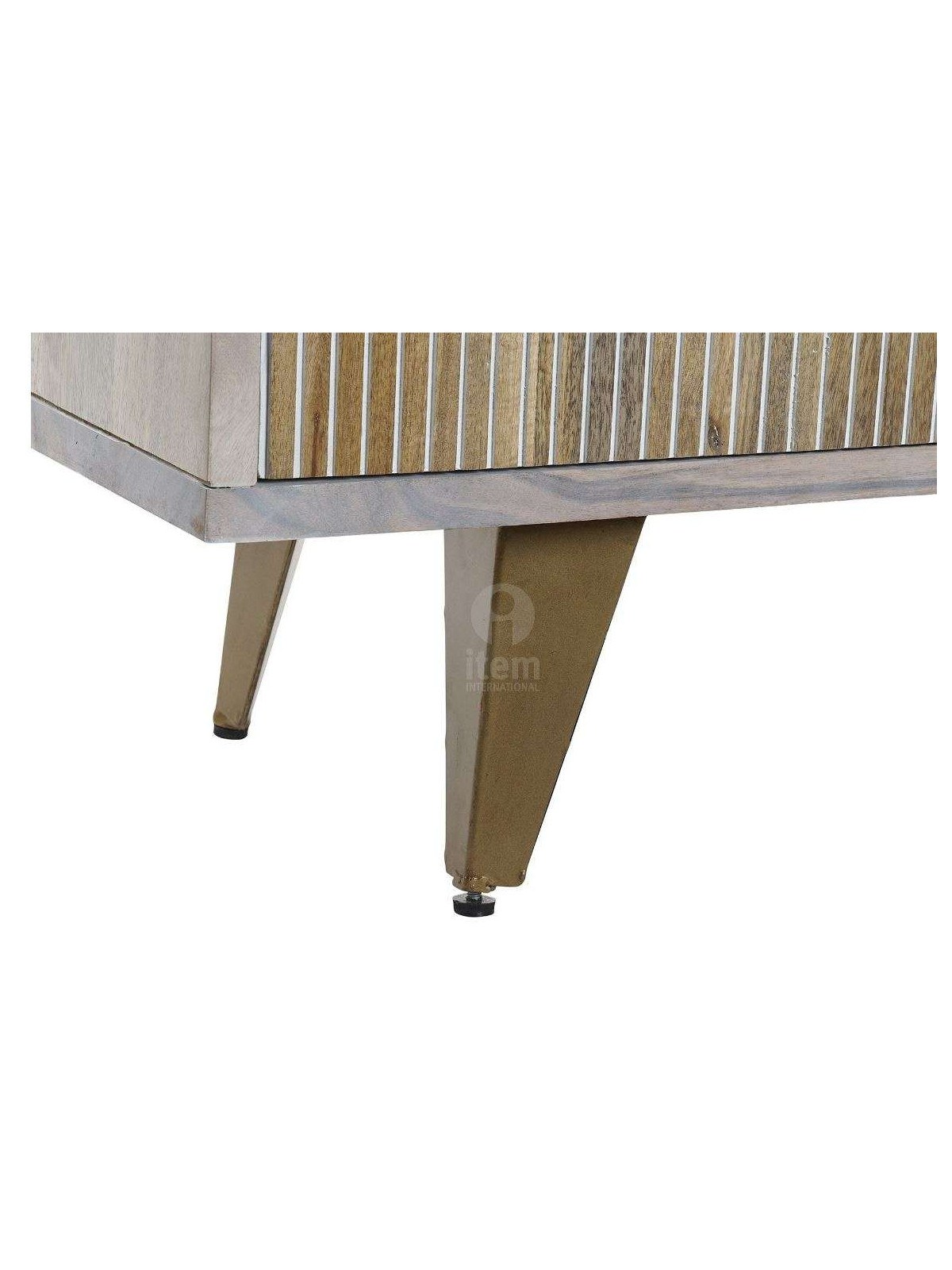 Buffet scandinave en manguier blanchi 180 cm