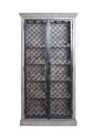 Armoire à bouteilles bois et métal Armoire à bouteilles bois et métal
