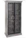 Armoire à bouteilles bois et métal Armoire à bouteilles bois et métal