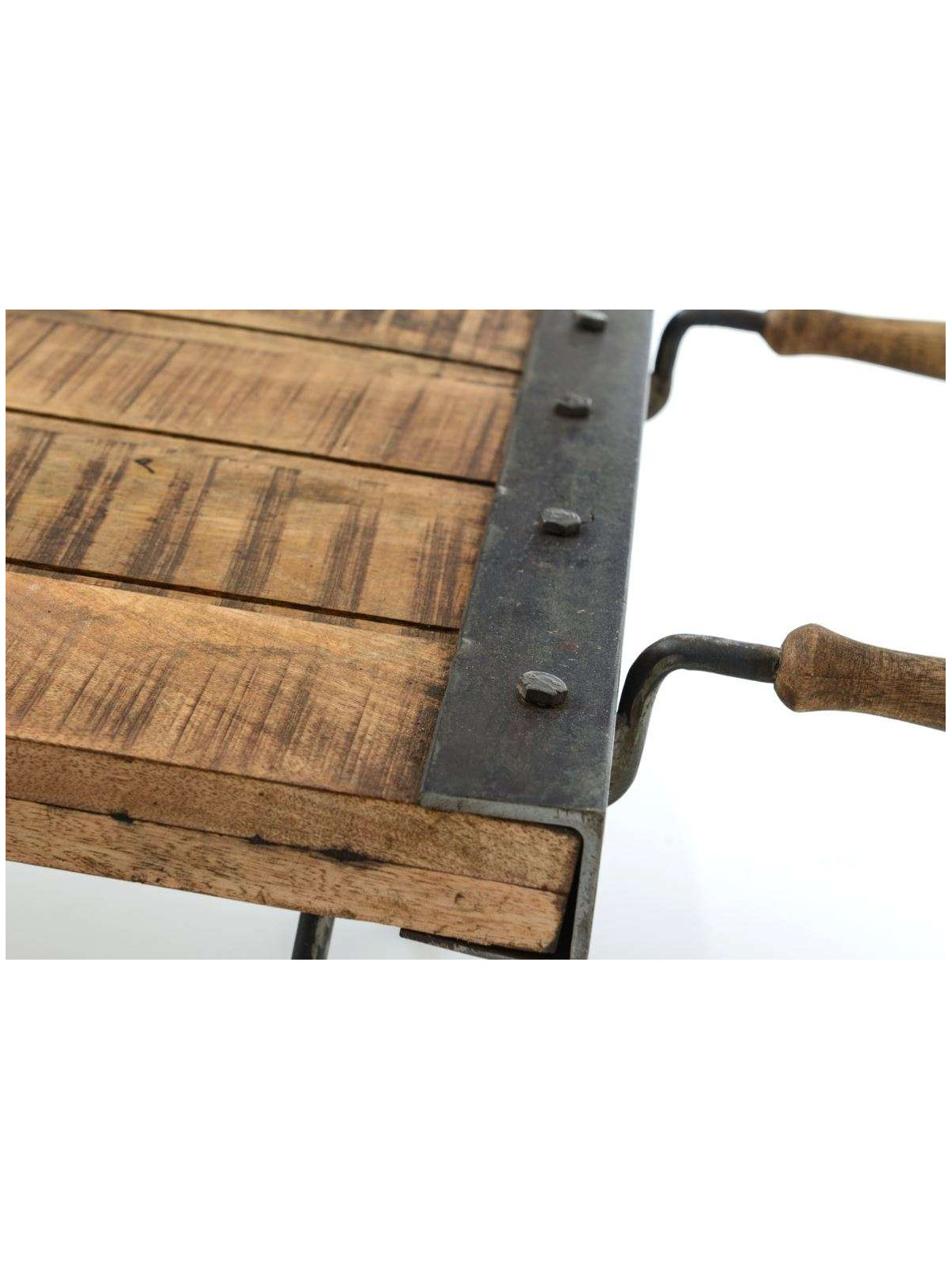 Table de salon  industrielle brouette