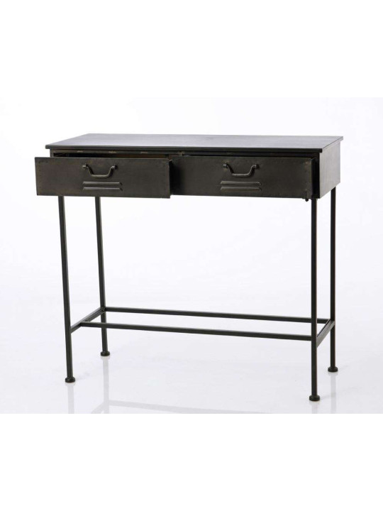 Console métallique noire