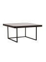 Table basse carrée plateaux miroir