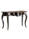 Console baroque noire vieillie Vical Home Console baroque noire vieillie Vical Home