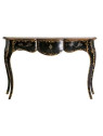 Console baroque noire vieillie Vical Home Console baroque noire vieillie Vical Home