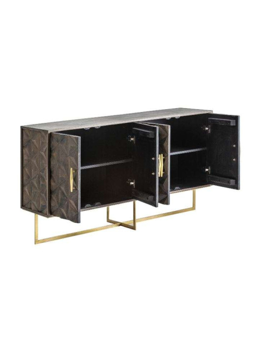 Buffet design bois foncé Art déco Buffet design bois foncé Art déco