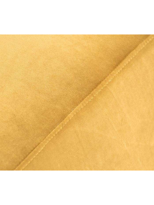 Chaise longue méridienne ocre dorée droit Chaise longue méridienne ocre dorée droit