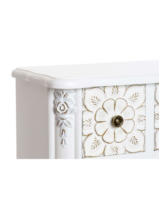 Meuble de rangement sculpté portes raffinée Mandala Meuble de rangement sculpté portes raffinée Mandala