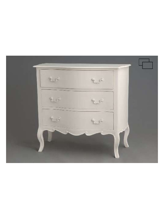 Commode blanche Amadeus 3T