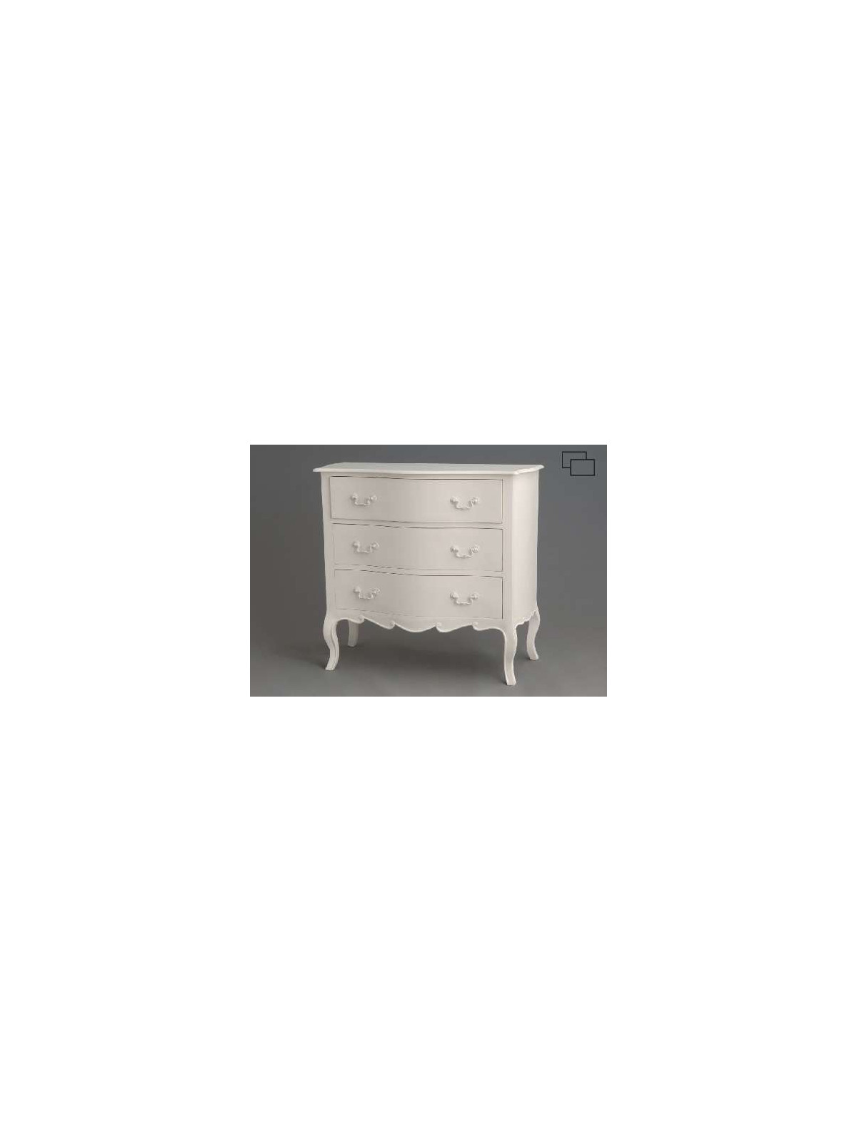 Commode blanche Amadeus 3T