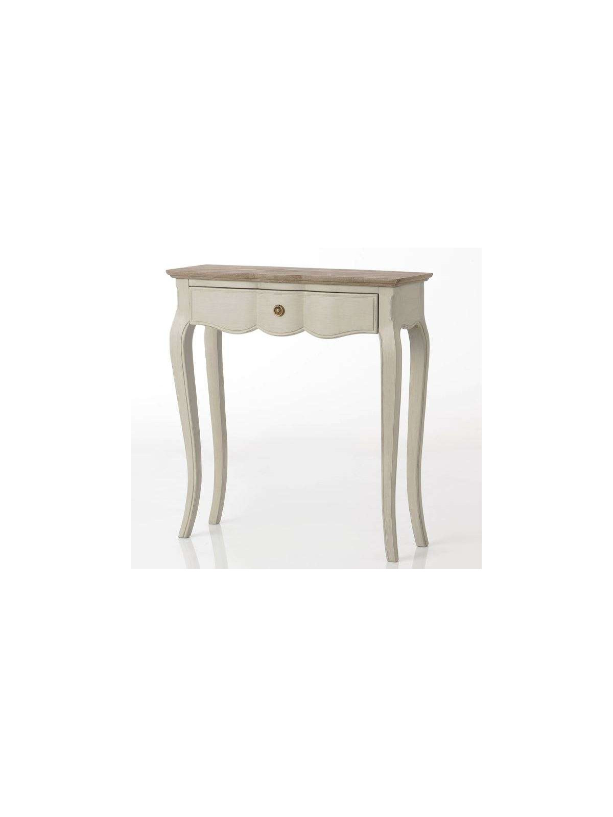 Console baroque beige grisé Maddy