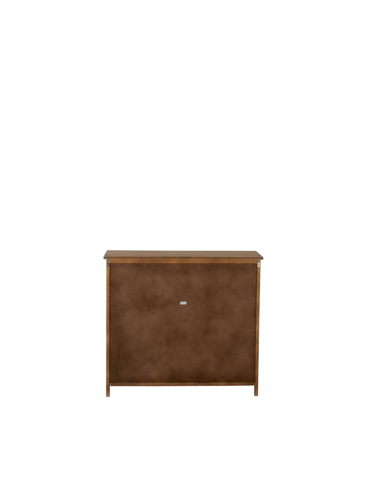Armoire 12 Tiroirs Metal Blanc et Bois Naturel