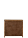 Armoire 12 Tiroirs Metal Blanc et Bois Naturel