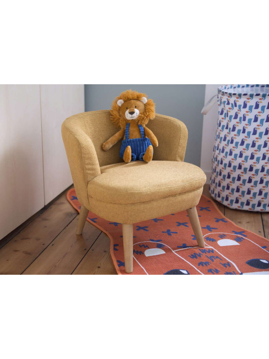 Fauteuil dagmar moutarde enfant