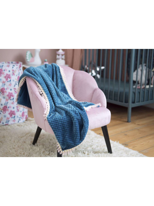 Fauteuil coquillage rose