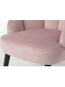 Fauteuil coquillage rose