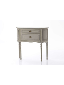 Petite commode Médaillon beige grisé