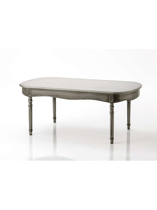 Table basse Médaillon beige grisé