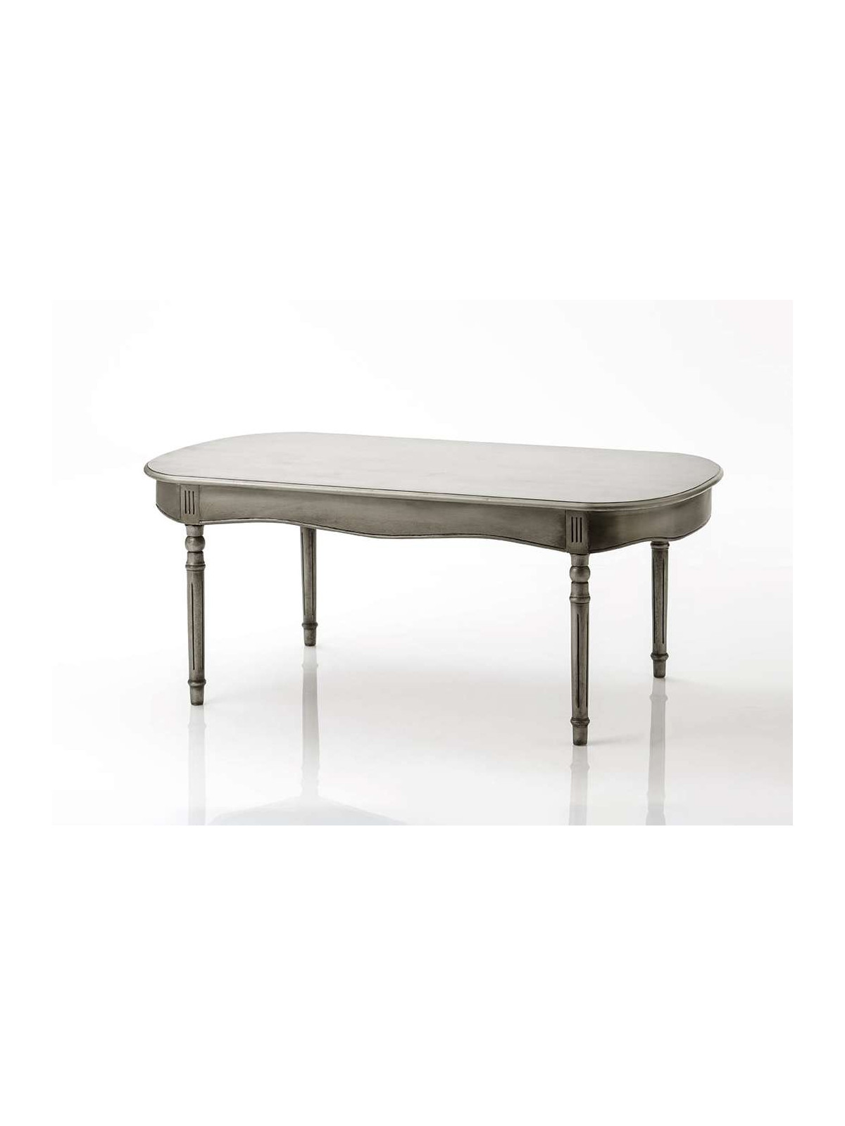 Table basse Médaillon beige grisé