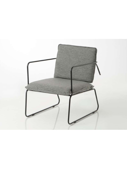 Fauteuil Gareth gris