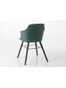 Chaise vintage vert foncé