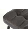 Tabouret Cuir noir