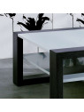 Table basse Wengé et gris
