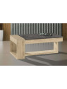 Table basse Polar bois naturel et gris