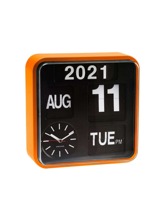 Horloge design Mini Flip orange