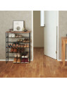 Rangement pour chaussures noir Rangement pour chaussures noir