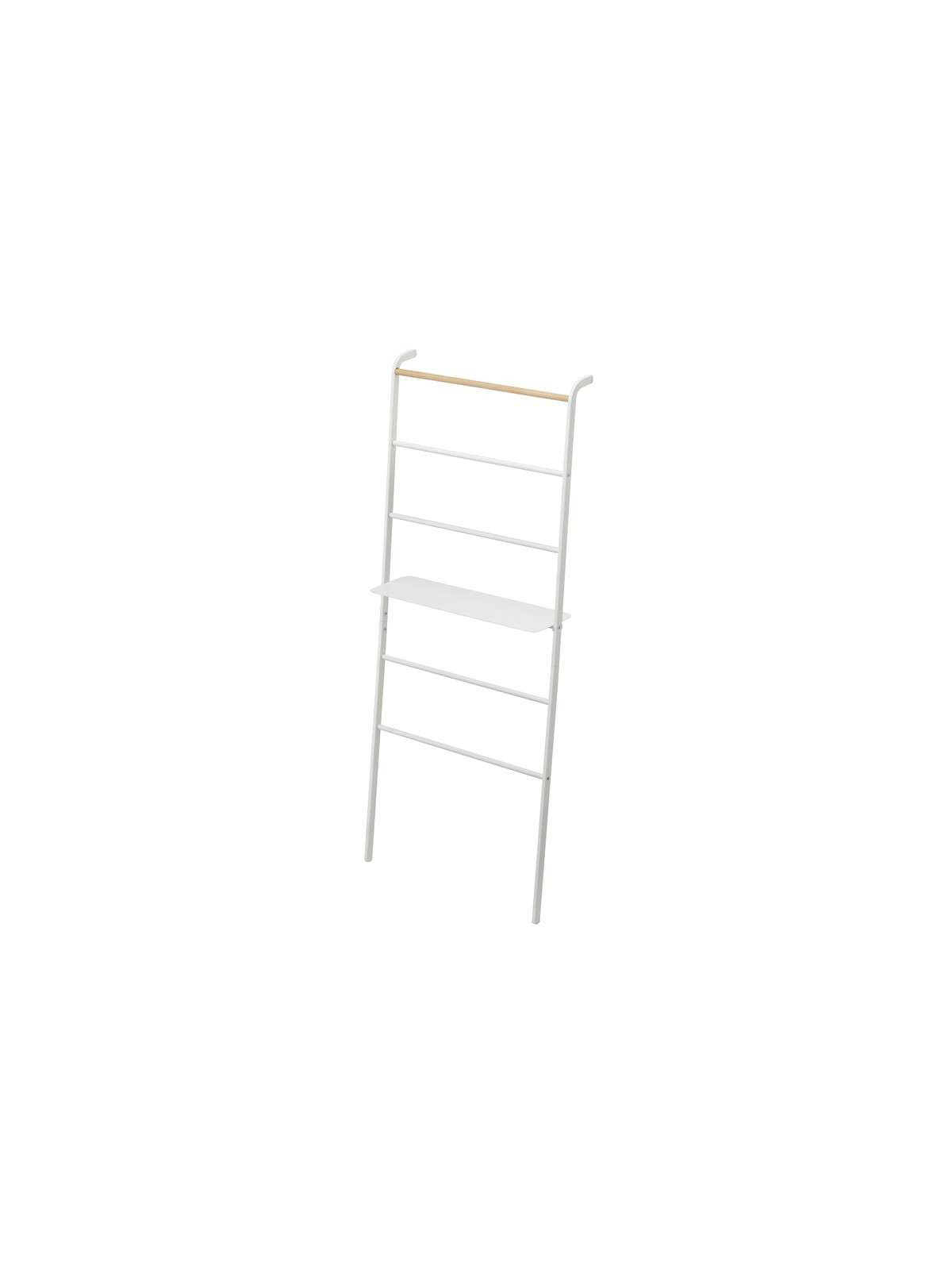 Echelle de rangement en acier blanc