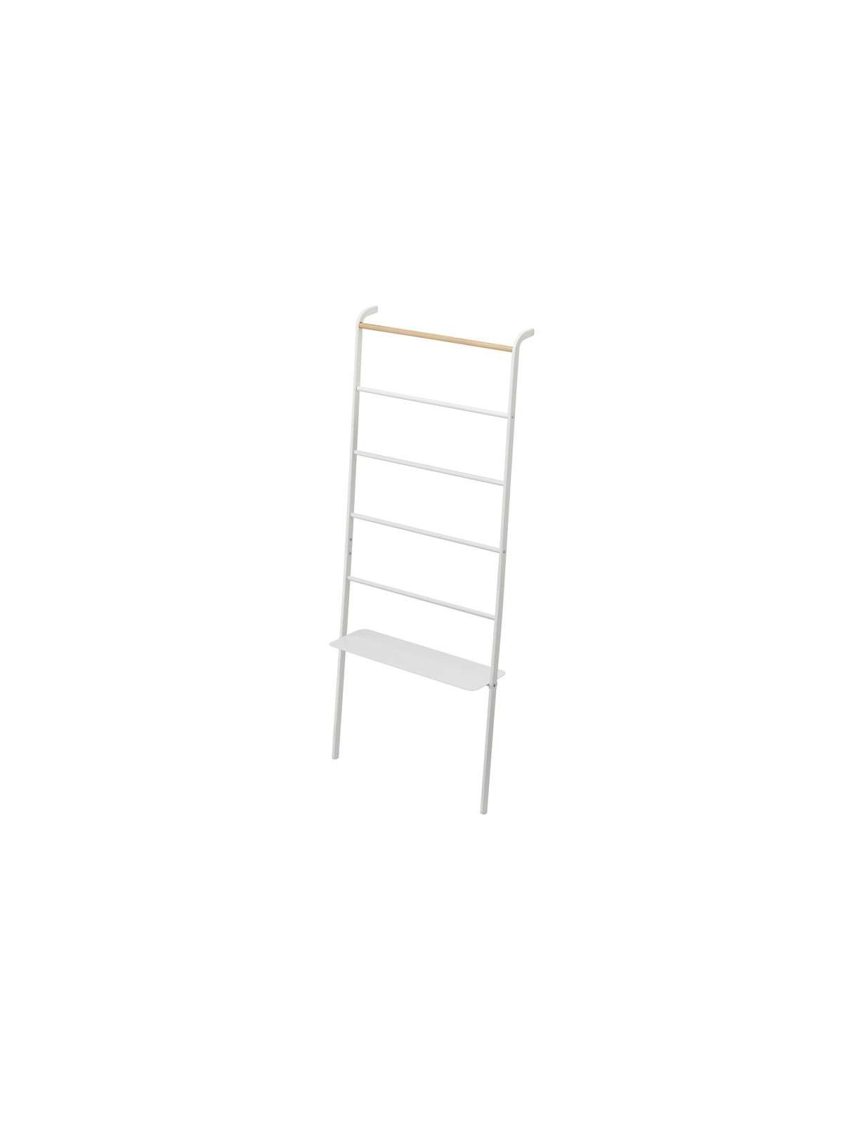 Echelle de rangement en acier blanc