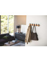 Porte manteau noir alu et bois Porte manteau noir alu et bois