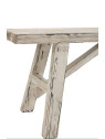 Banc Ibiza Bois Blanc patiné