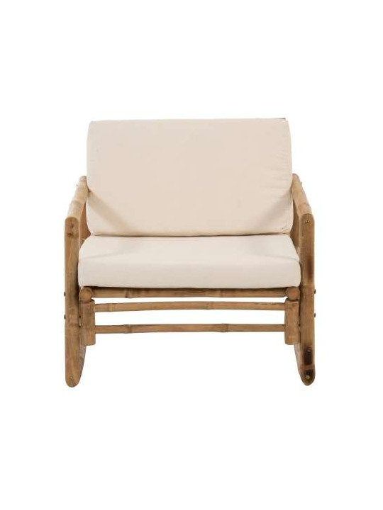 Fauteuil en bambou et acier