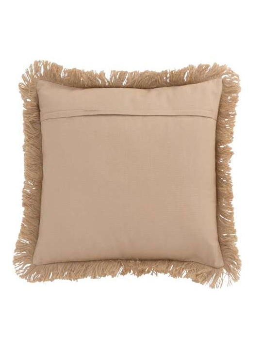 Coussin Carré Jute beige