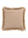 Coussin Carré Jute beige
