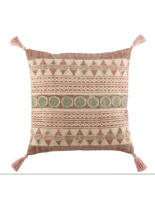 Coussin Indien Coton amande Coussin Indien Coton amande