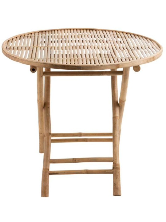 Table ronde Pliable Bambou Table ronde Pliable Bambou