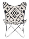 Chaise Lounge Graphique noir et blanc Chaise Lounge Graphique noir et blanc